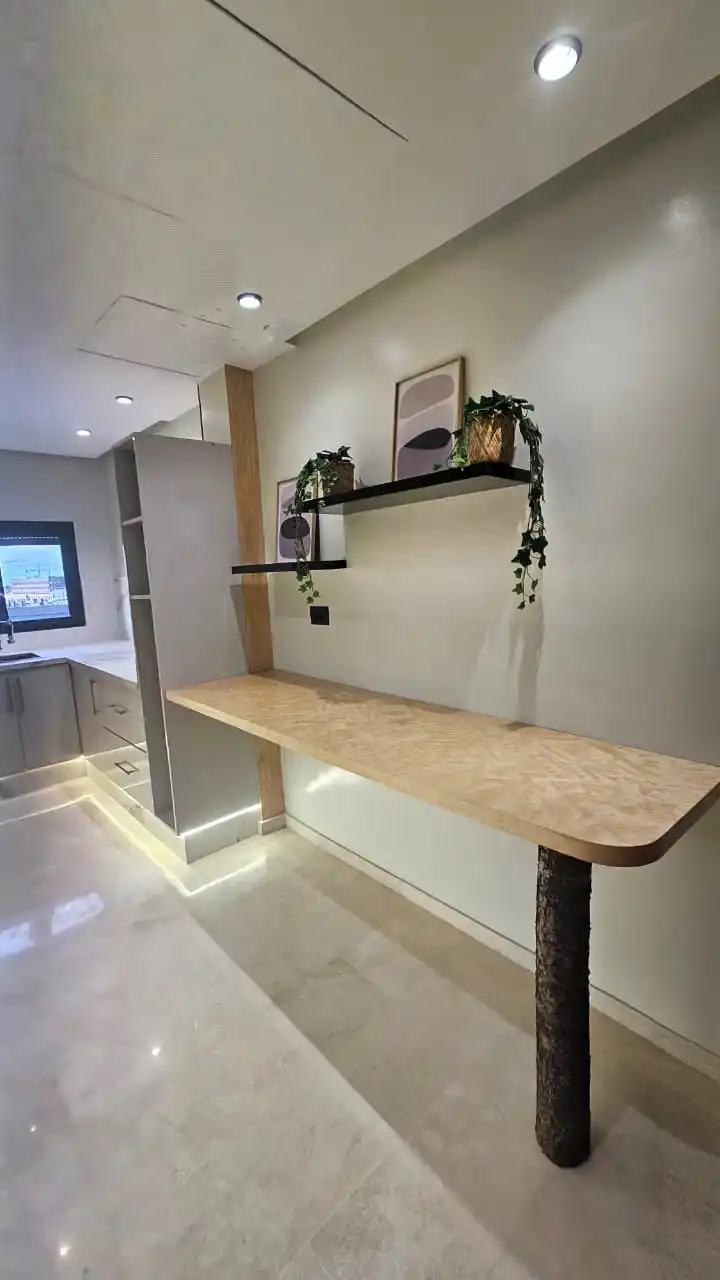 Décoration de séjour d'appartement contemporain à Casablanca